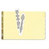 Office Products : Clear Post Binder Insertable Tab Dividers, 11' x 17' (AVE11644) Category: Insertable Tabs