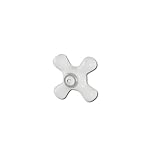 American Bath Factory PXC-CH Porcelain Cross Handle in Chrome