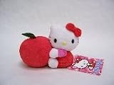 Hello Kitty Plush W/apple 5 Inch