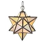 Meyda Tiffany - 81046: Victorian Mission Lodge Arts & Crafts Art Glass Contemporary Religious Holiday - 24W Moravian Star Pendant