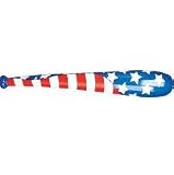 4th of July USA Flag Inflatable Baseball Bat 42 inch (1 Dzn)