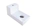 Elements of Design EV4100 Designer Fauceture Castle Vitreous China Bathroom Vessel Holder with Faucet Mono-Block Mount Hole, White