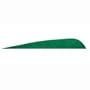 GATEWAY FEATHERS PARABOLC 5IN RW GRN 100CT
