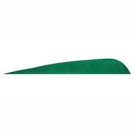 5" Right Wing Color Green Gateway Parabolic Feathers