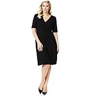 Plus Fit & Flare Wrap Dress