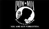 NEW 2x3' 2ply 2 Sided POW MIA Flag Banner United States