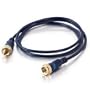 Cables To Go 40003 Velocity Mini-Coax F-type Cable (1.5 Feet, Blue)