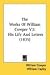 Book The Works Of William Cowper V3: His Life And Letters (1835)