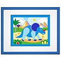Dinosaurland Triceratops Framed Print by Olive Kids