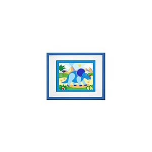 Dinosaurland Triceratops Framed Print