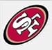 Wincraft NFL San Francisco 49ers 63074011 Perfect Cut Color Decal, 4
