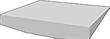 Sit Straight Basic Seat Insert - Grey Cover, 16' x 16'