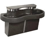 Sloan 3850141 Jet SloanStone SloanStone 54.5 Countertop Stone Double Lavatory Sink with Faucets EW 42000