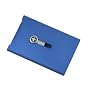 Swiss Wallet, Anodized Aluminum, Money Clip, Cobalt Blue