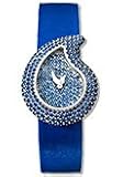 Chopard 436700-1009 Casmir Blue Sapphire Pave Dial Satin over Leather Women's Watch
