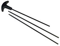 Outers 3-Piece .17/.204 Caliber Coated Steel Rifle Cleaning Rod