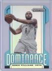 Deron Williams #164/199 Brooklyn Nets (Basketball Card) 2013-14 Panini Prizm Dominance Light Blue Prizms Die-Cut #15