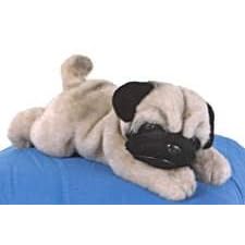 Plush Lying Pug Dog 12 by Fiesta Toys