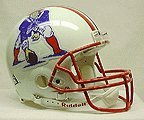 New England Patriots (1990-1993) Riddell Full Size Old Logo Current Construction Throwback Football Helmet