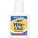 BICWOFWB12WE Wite Out Water-Based Low-Odor Correction Fluid, .7 Oz., White Image