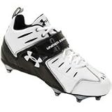 Football - UA 8U INTENSITY II MID DETACH WHT/BLK