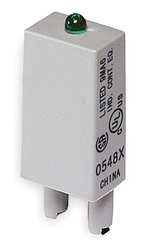 Dayton 1EGT3 Relay, Socket Module, LED, 2Pin, 24VAC/VDC
