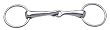 STA-BRITE Nickel Plated Loose Ring Snaffle Bit - Nickel Plated - 4 1/2"