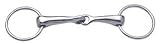 STA-BRITE Nickel Plated Loose Ring Snaffle Bit - Nickel Plated - 4 1/2