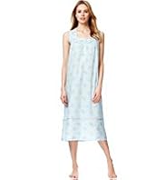 Square Neck Floral Print Nightdress