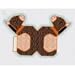 Miniature Horse Pull Toy in Brown1:48 by Lindee's Little Linens