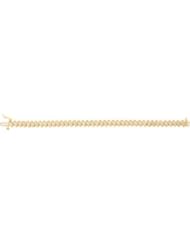 14K Yellow-Gold 3 1/3 Ct Tw Diamond Tennis Bracelet by US Gems