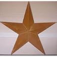 10 Inch Amish Country Collectible Primitive Painted Metal Tin Barn Star