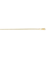 14k Yellow Gold Box Chain 16" 1.2mm Necklace