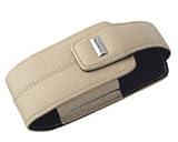 BlackBerry 8100 8100c Lambskin Leather Holster with Belt Clip Ecru Tan HDW12715-002
