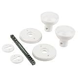 Ironmongery World White Plastic Mortice Round Door Gate Shed Knob / Handle by Ironmongery World [並行輸
