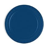 Solid Navy Blue 7 inch Paper Party Plates