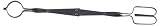 Outdoor Living : UniFlame 26 Inch Black Scissor Tongs