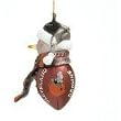 Cleveland Browns 3" Acrylic Striped Home Run Snowman - NFL Football