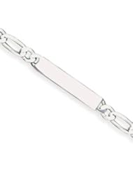 CleverSilvers 8 Inch Fig 220 Id Bracelet