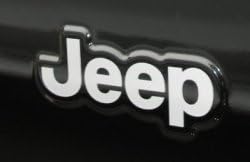 Jeep Fender Decal Pair - Chrome 1976-1995 Jeep Wrangler YJ, CJ8 Scrambler &amp; CJ7 # 7695J-CHROME