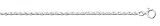 Solid Sterling Silver Rope Chain 18