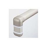 YKK　歩行補助用手すり　パルトナーUDフェンス（自立タイプ）　B型　笠木部品　端部アールキャップ1型 　キャラメルチーク