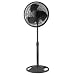 Lasko 16-Inch Oscillating Pedestal Fan, Black