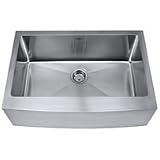 Kraus 30 inches Farmhouse Apron Single Bowl 16 gauge Stainless Steel Kitchen Sink