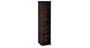 Mocha Cherry Five Shelf Narrow Bookcase Mocha Cherry