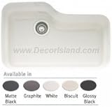 Undermount Single Bowl Fireclay Kitchen Sink ORK110BT