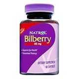 Bilberry 40 mg - 60 caps., (Natrol)