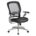 Office Products : Office Star Products Chair, Managerial, Mid-Back, 27-1/2x27x54-1/2, Black