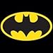 Batman Classic Logo Crop Sleeve Fitted Juniors T-Shirt, Medium