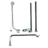 Trueshopping Chrome Roll Top Bath Pack